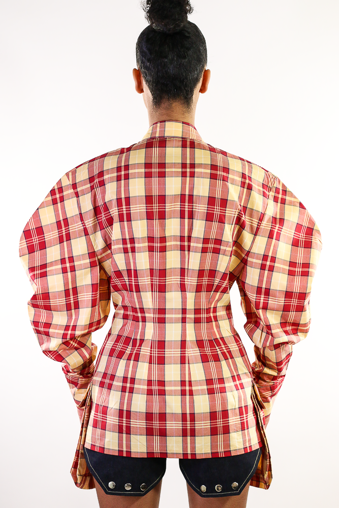 Chemise Argolas - Madras coton et soie